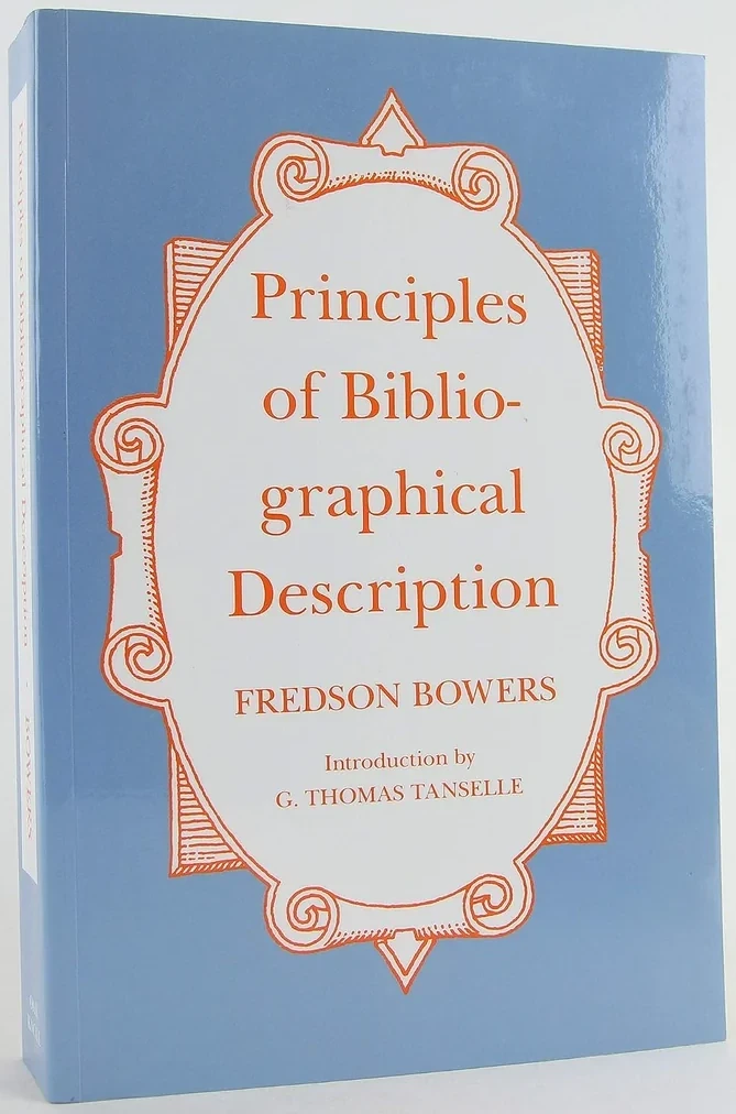 Principles of Bibliographical Description