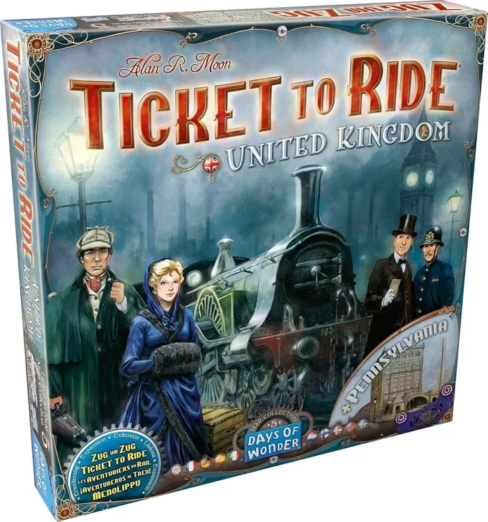 Ticket to Ride: United Kingdom + Pennsylvania · Erweiterung